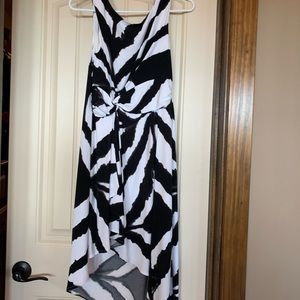 NWT!  Muse by Boston Proper black and white dress
